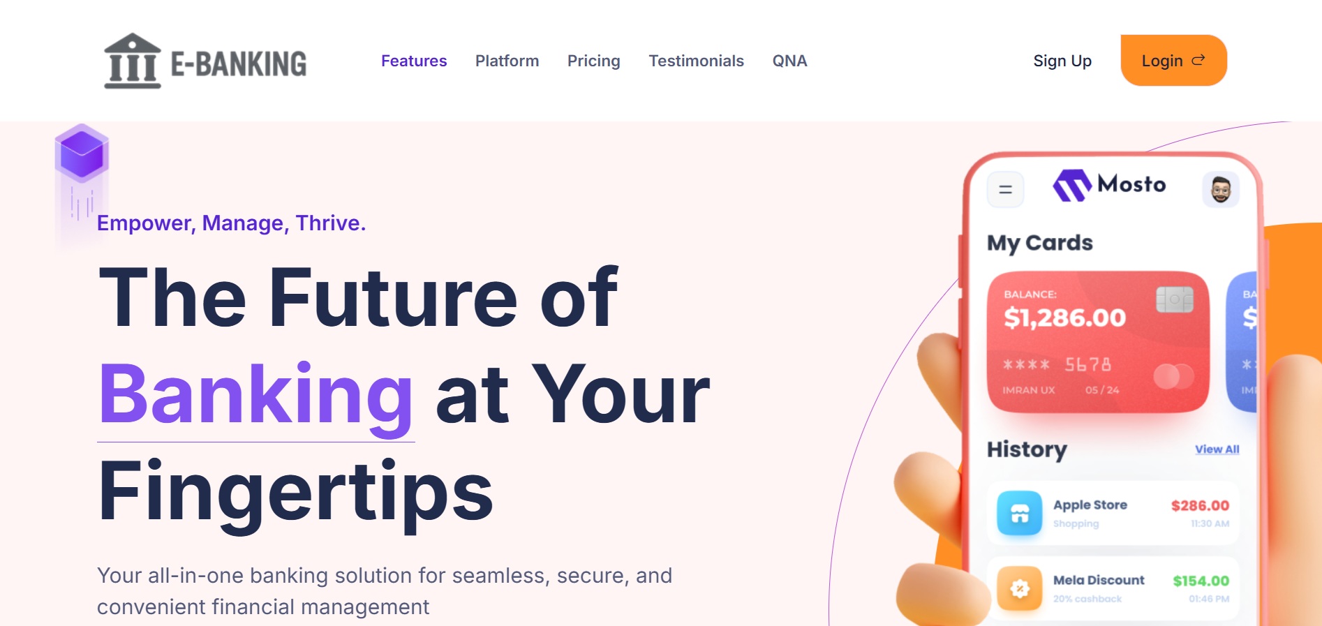 E-Banking — Banking Platform